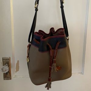 Vintage Dooney & Bourne Teton Drawstring Handbag